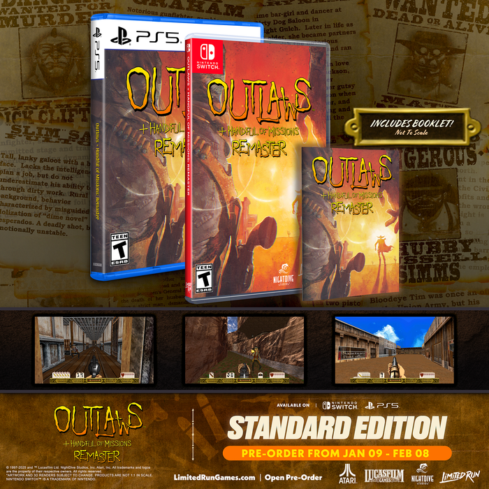 Outlaws + Handful of Missions: Remaster Standard Edition (Switch, PS5)