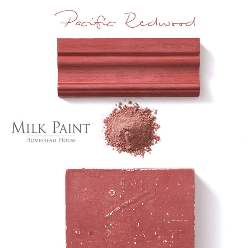 Milk Paint Stain by Homestead House in Pacific Redwood.  |  homesteadhouse.ca