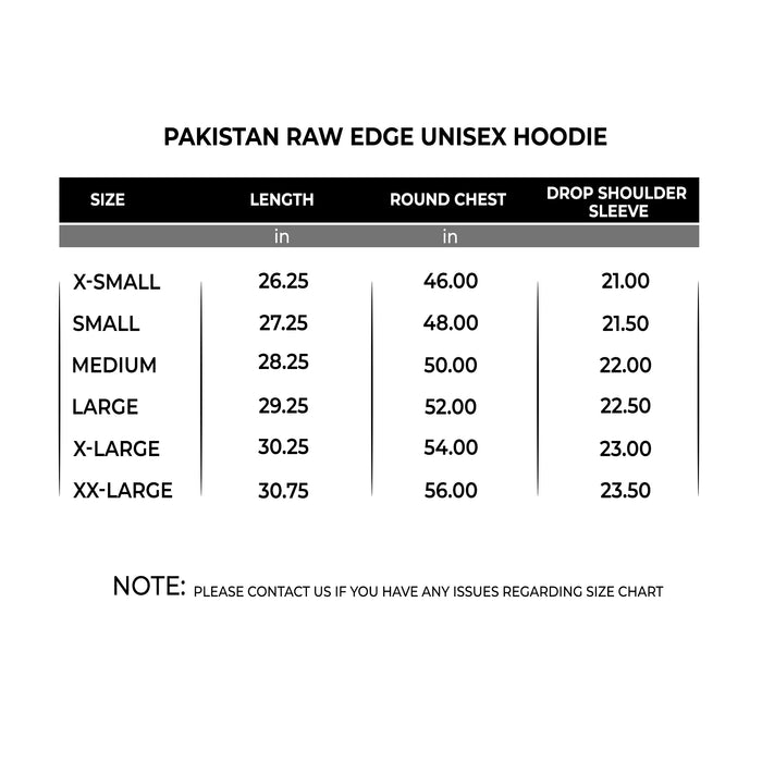 Pakistan Raw Edge Unisex Hoodie - IRONGEAR Fitness