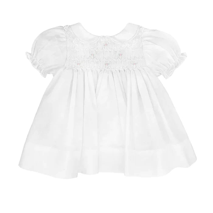 Petit Ami Pink or White Lace Dress w/ Hat