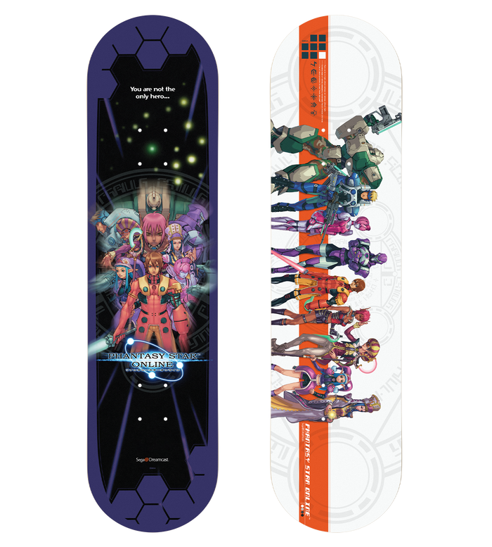 Phantasy Star Online Skate Deck