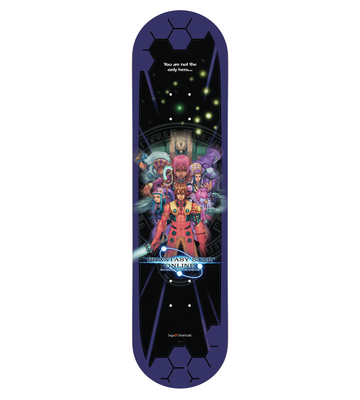 Phantasy Star Online Skate Deck