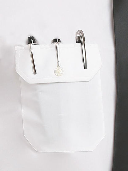 Pilot White Solid Full Sleeve Single Cuff Classic Fit Classic Formal Blend Shirt
