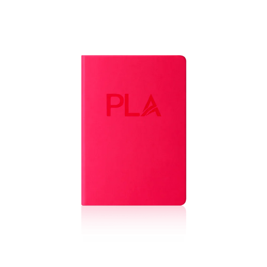 Lash Notebook from PLA's Christmas Advent Calendar 2023 (front view of the notebook)
