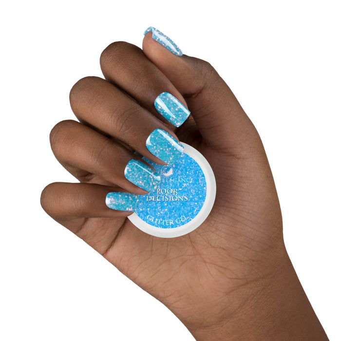 Poor Decisions ~ Glitter Gel | Light Elegance