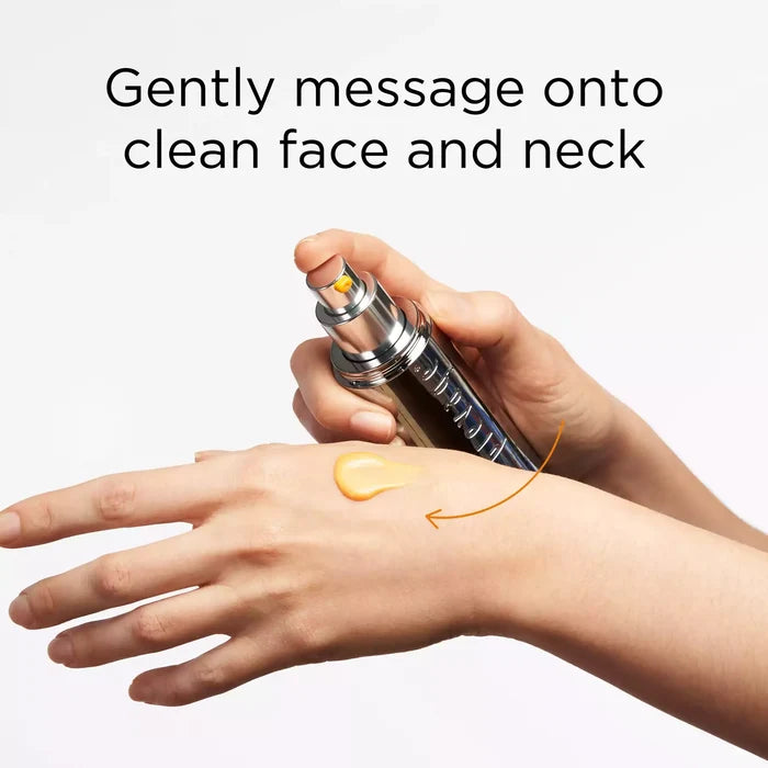 Gently massage onto clean face and neck