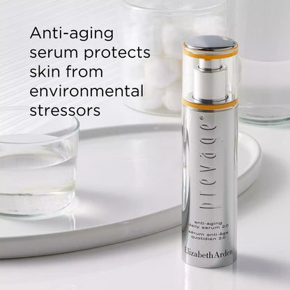 Anti-aging serum protects skin from environmental stressors
