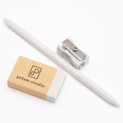 Prism Studio - Sketching Essentials - 10pc. Includes: Graphite Pencils (8b, 6b, 2b). At Embellish Away in Bowmanville Ontario Canada.