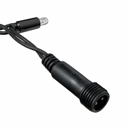 Pro Connect 20m 40 White Connectable Festoon Lights Black Cable