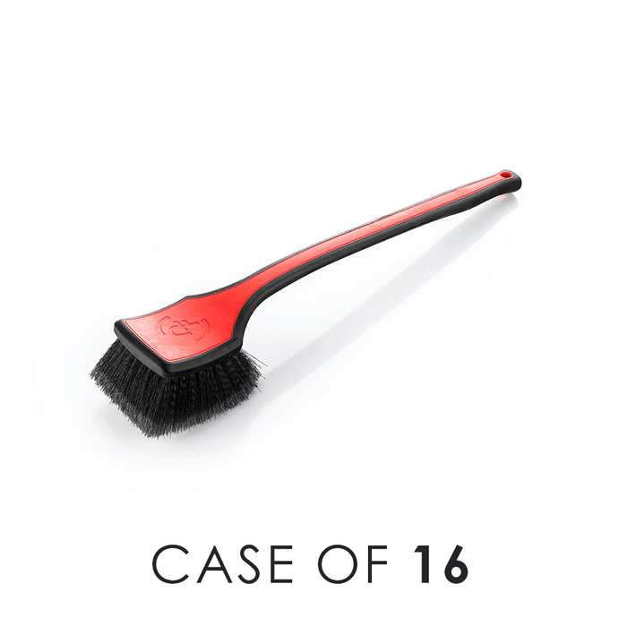 A Detail Factory red Fender Well brush on a white background with the text 'Case of 16'.