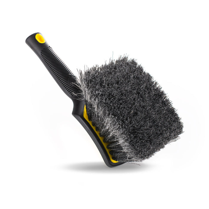 Detail Factory Wheel Face Brush livewire bristle view on a white background.