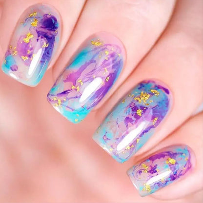 Purple starry sky cloud smudges the galaxy