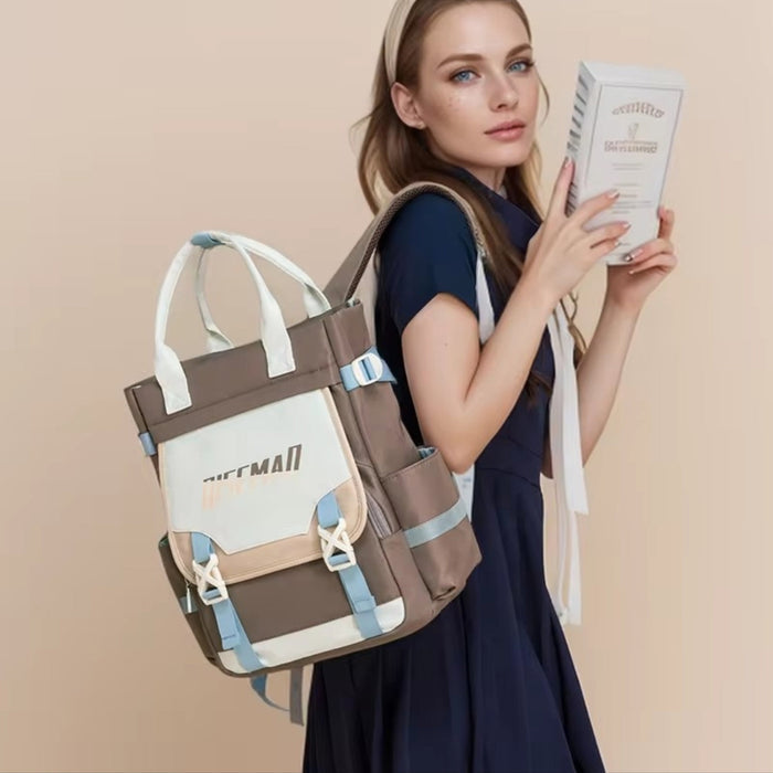 QISEMAO - Waterproof Diaper Backpack - Brown