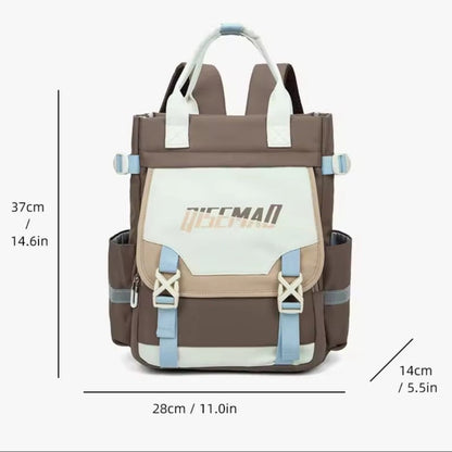 QISEMAO - Waterproof Diaper Backpack - Brown