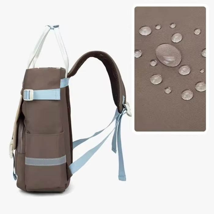 QISEMAO - Waterproof Diaper Backpack - Brown