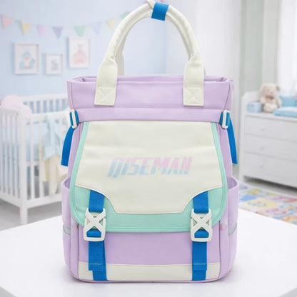 QISEMAO - Waterproof Diaper Backpack - Purple