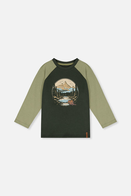 Raglan T-Shirt Dark Turquoise-0