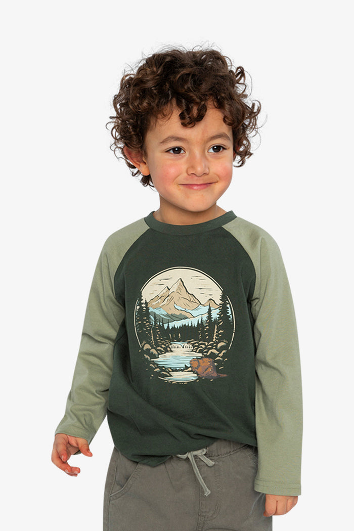 Raglan T-Shirt Dark Turquoise-1