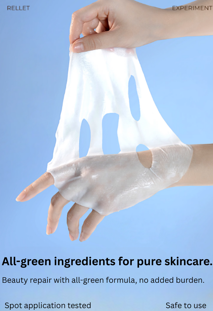 Rellet Hyaluronic Acid Extract Microemulsion Facial Mask 28g*5pcs - myernk