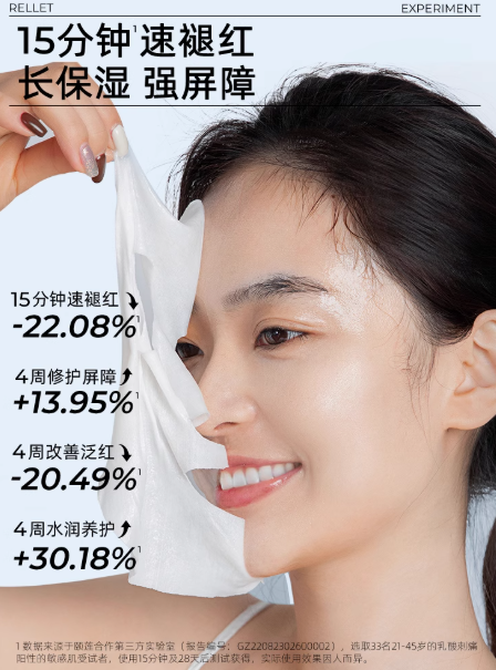 Rellet Hyaluronic Acid Extract Microemulsion Facial Mask 28g*5pcs - myernk