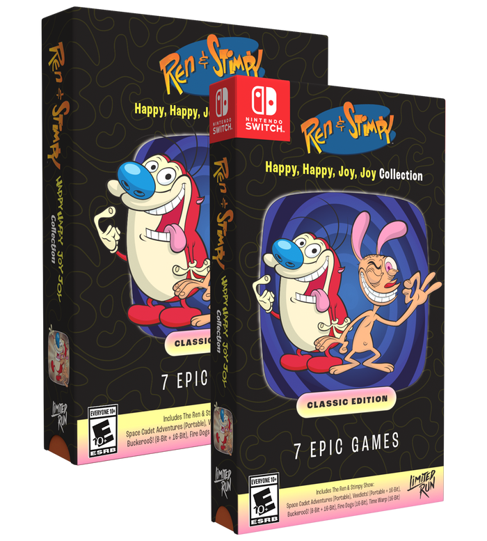 Ren & Stimpy Happy, Happy, Joy, Joy Collection Classic Edition (Switch, PS5, PC)