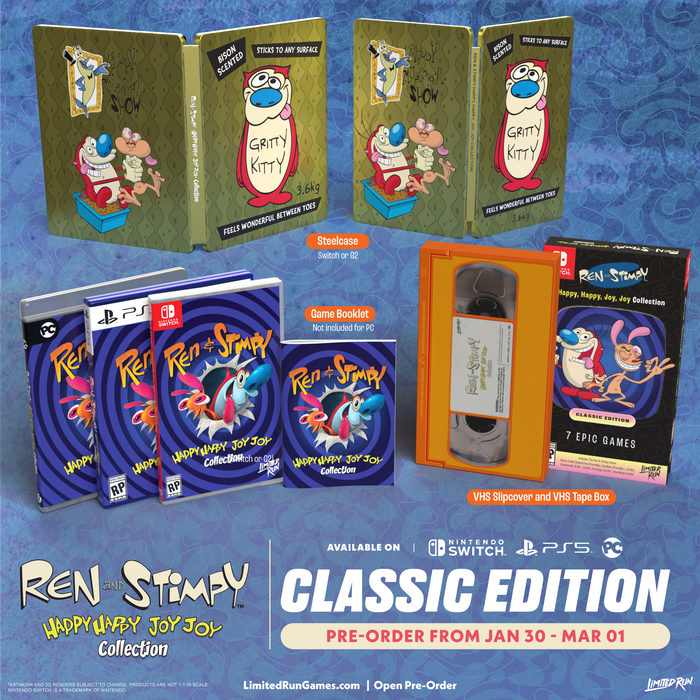 Ren & Stimpy Happy, Happy, Joy, Joy Collection Classic Edition (Switch, PS5, PC)