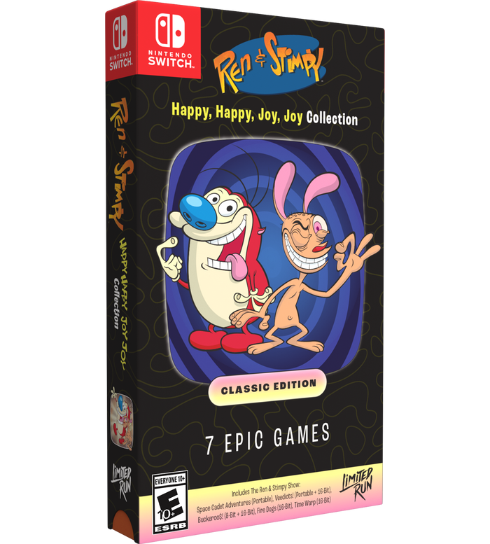 Ren & Stimpy Happy, Happy, Joy, Joy Collection Classic Edition (Switch, PS5, PC)