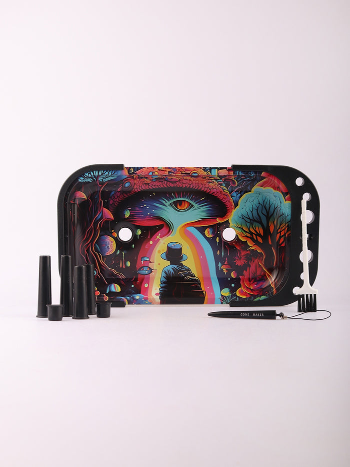 Rolling Tray / Cone Filler with Stand | Trippy-Image 3