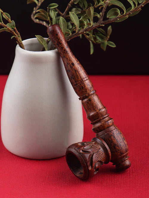 Rosewood Pipe carved 105 cm | One Colour-Image 1