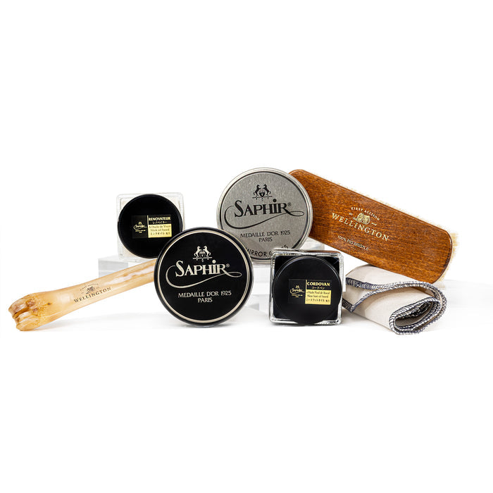 Saphir Cordovan Starter Kit (7 Piece Bundle)