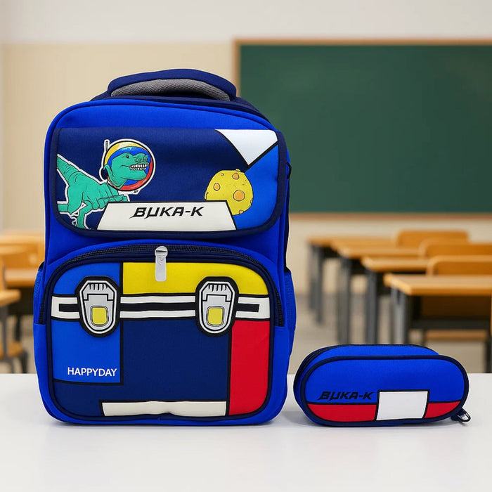 School Bag - Buka-K - Navy Blue