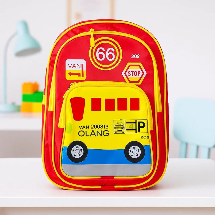 School Bag - Red - Van - DW02