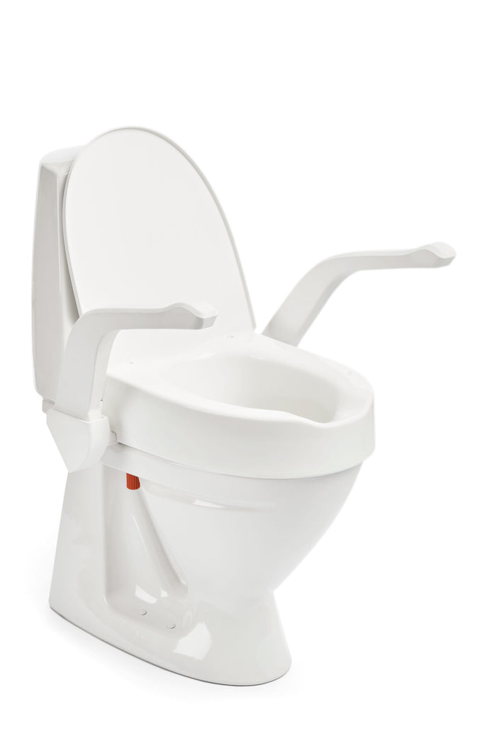Seat Raiser 10 cm, with armrests | Etac My-Loo Fixed