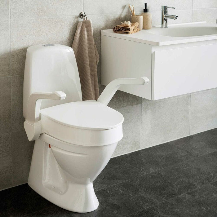 Seat Raiser 10 cm, with armrests | Etac My-Loo Fixed