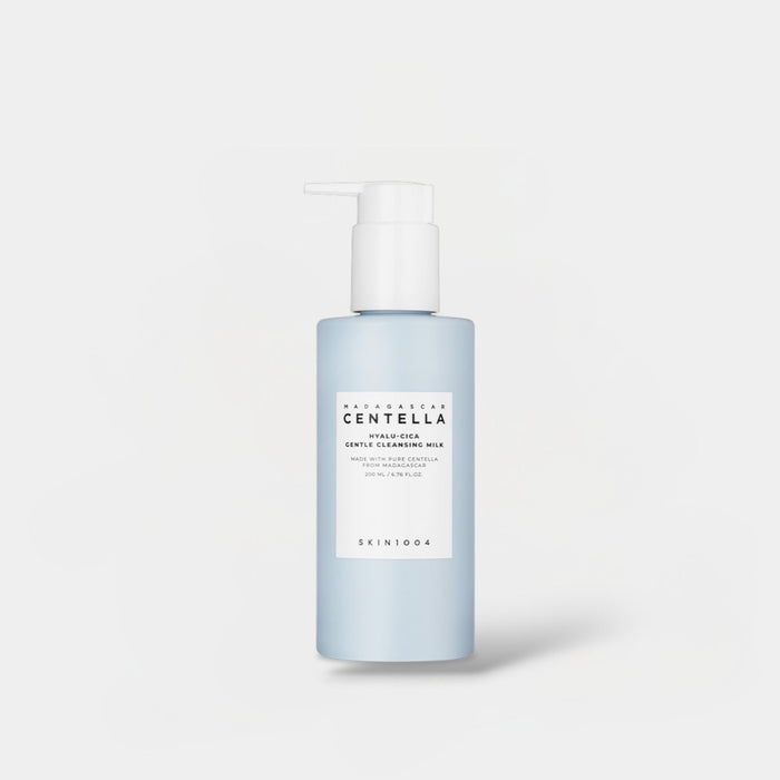 SKIN1004 Madagascar Centella Hyalu - Cica Gentle Cleansing Milk 200ml حليب التنظيف اللطيف SKIN1004 مدغشقر سنتيلا هيالو - سيكا - Princess Cosmetics Qatar
