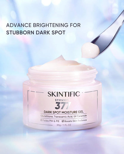 Skintific Symwhite 377 Dark Spot Moisture Gel 30g. سكينتيفيك سيموايت 377 جل ترطيب البقع الداكنة - Princess Cosmetics Qatar