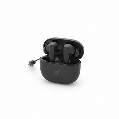 Soundcore R50i earbuds white background