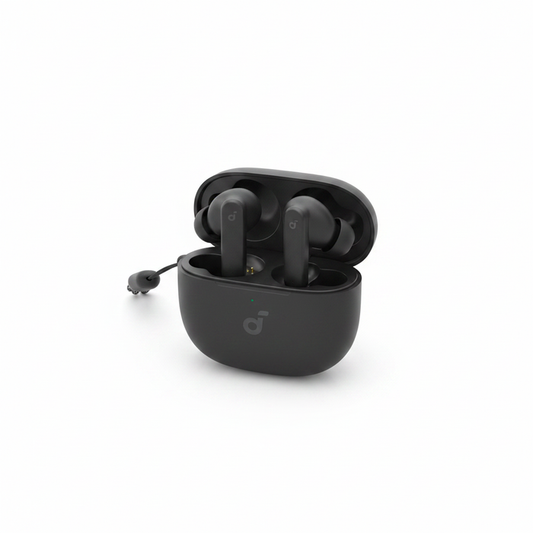 Soundcore R50i earbuds white background