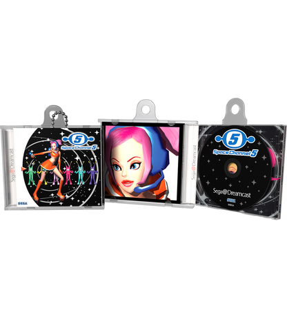 Space Channel 5 Game Case Keychain