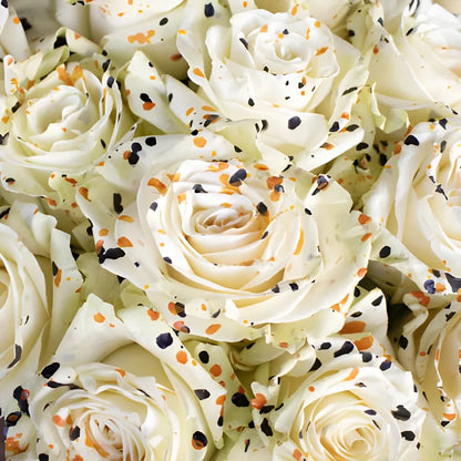 Spooky Scary Halloween Speckled Rose Bouquet