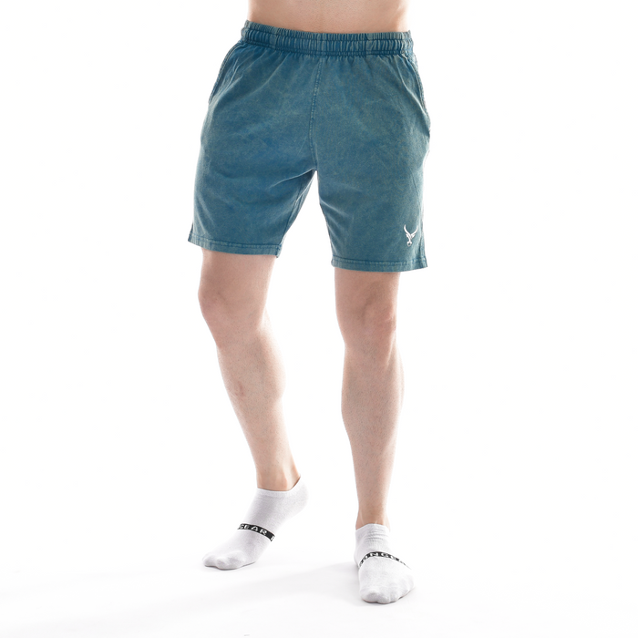 Stone Wash Lifting Shorts - IRONGEAR Fitness