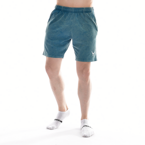 Stone Wash Lifting Shorts - IRONGEAR Fitness