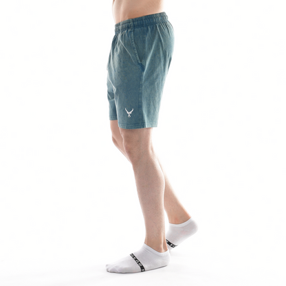 Stone Wash Lifting Shorts - IRONGEAR Fitness