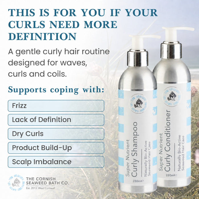 Super Nutrient Curly Conditioner - The Cornish Seaweed Bath Co.