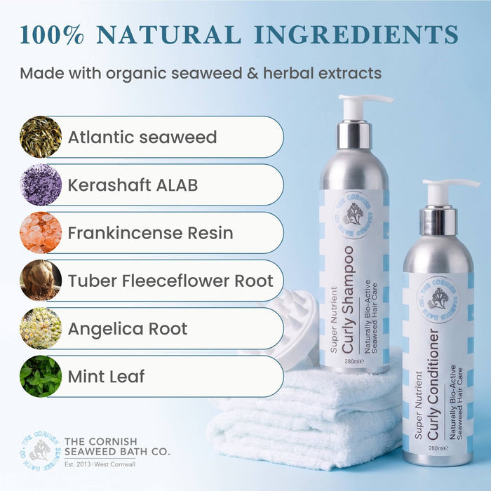 Super Nutrient Curly Conditioner - The Cornish Seaweed Bath Co.