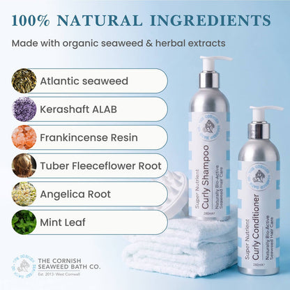 Super Nutrient Curly Conditioner - The Cornish Seaweed Bath Co.