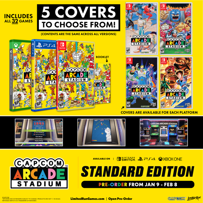 Switch Limited Run #300: Capcom Arcade Stadium Vol. 1