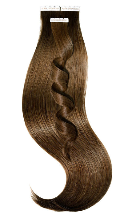 Tape-in-HaarverLengthrung Light Natural Brown