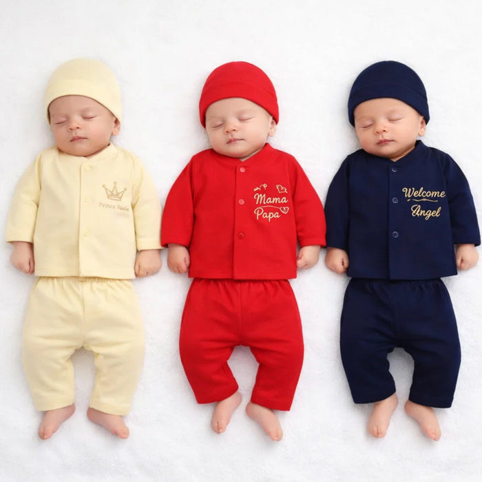 TBS - Cotton Interlock - Newborn Night Suits - NRS - Welcome - 26