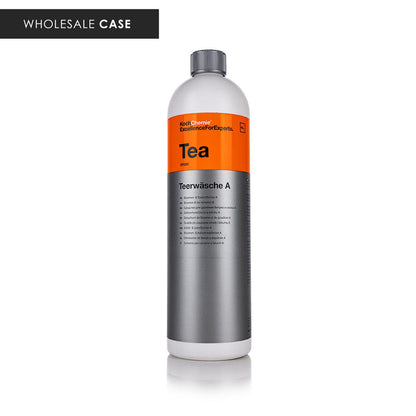 A bottle of Koch Chemie Teerwasche on a white background with the text, "Wholesale Case".